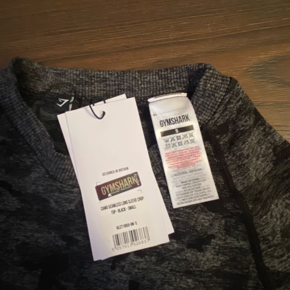 Small Gymshark Adapt Camo Seamless Long Sleeve T-Shirt TAGS ON - Picture 2 of 2